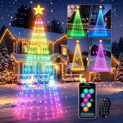 Christmas tree lights string lights