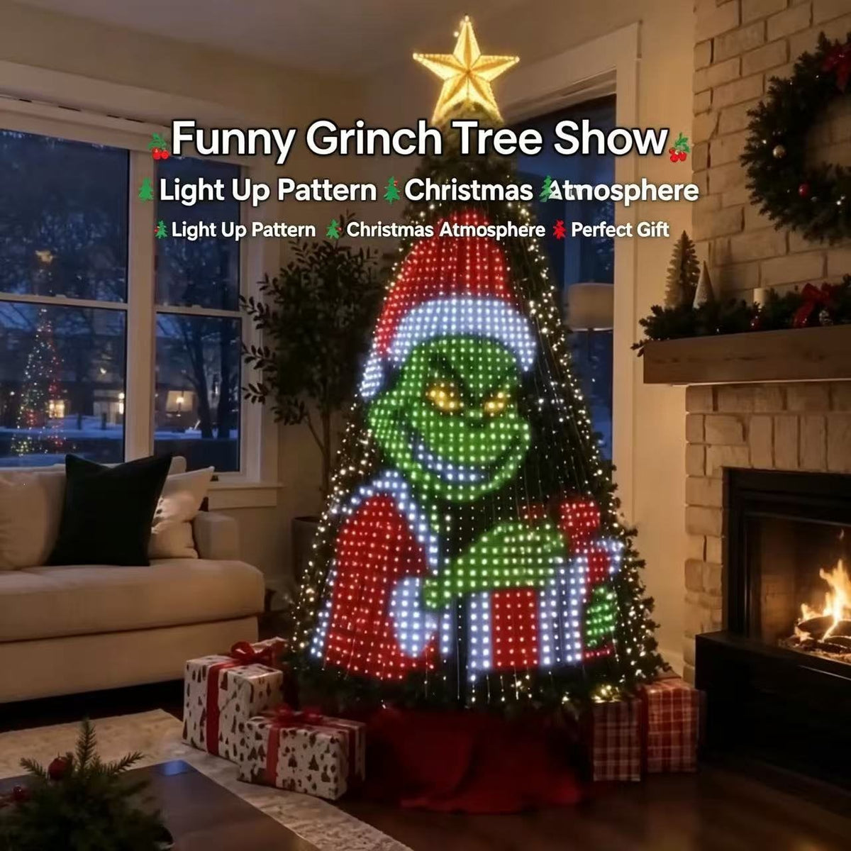 Christmas tree lights string lights