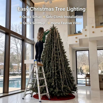 Christmas tree lights string lights