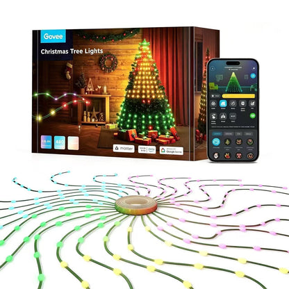 Christmas tree lights string lights